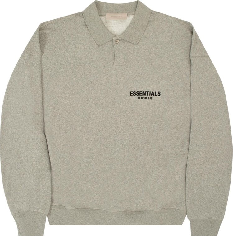 Лонгслив Fear of God Essentials Long-Sleeve Polo 'Dark Oatmeal', серый
Лонгслив Fear of God Essentials Long-Sleeve Polo 'Dark Oatmeal', серый