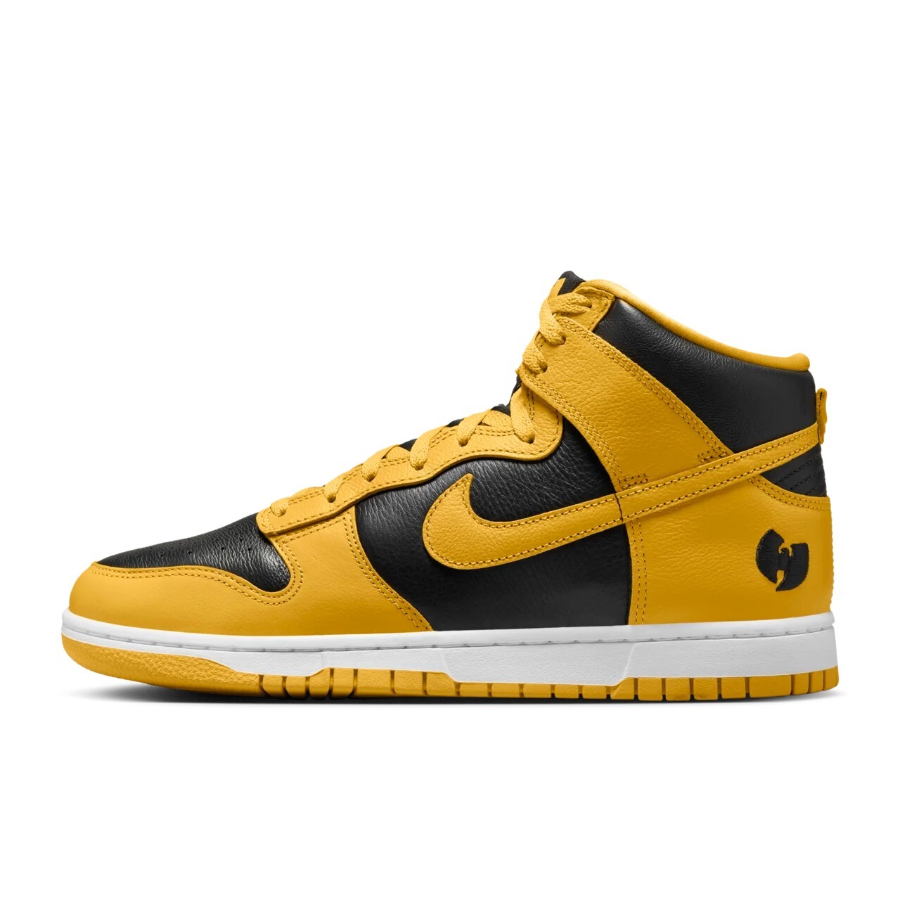 Кроссовки Nike Dunk High Wu-Tang Clan, желтый/черный 
Кроссовки Nike Dunk High Wu-Tang Clan, желтый/черный