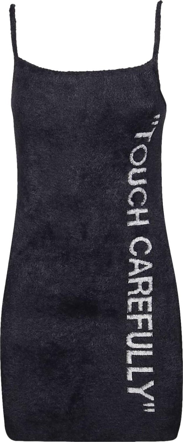 Платье Off-White Quote Fuzzy Mini Dress 'Black/White', черный
Платье Off-White Quote Fuzzy Mini Dress 'Black/White', черный