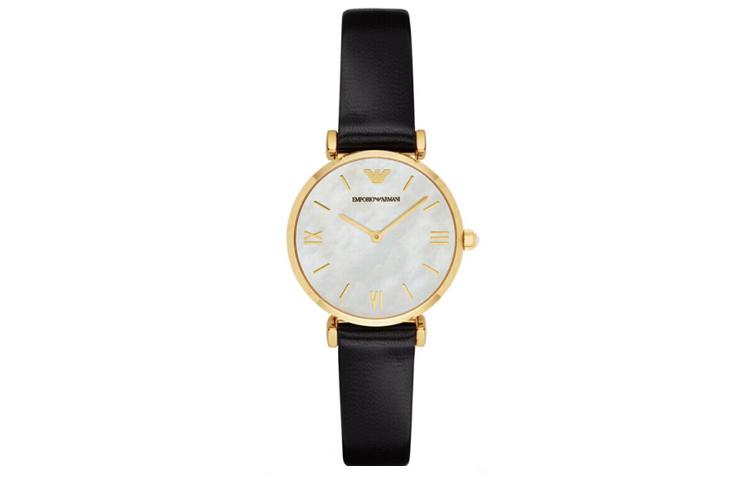 Наручные часы с кварцевым механизмом и ремешком из натуральной кожи, белый циферблат 32 мм, женские часы AR1910 EMPORIO ARMANI 
Наручные часы с кварцевым механизмом и ремешком из натуральной кожи, белый циферблат 32 мм, женские часы AR1910 EMPORIO ARMANI