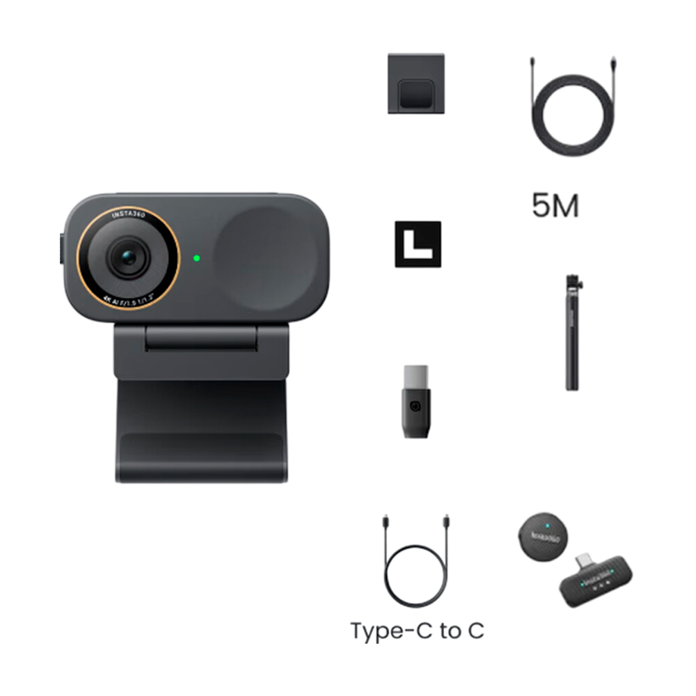 Веб-камера Insta360 Link 2C Pro, Almighty live broadcast, 4К, черный
Веб-камера Insta360 Link 2C Pro, Almighty live broadcast, 4К, черный