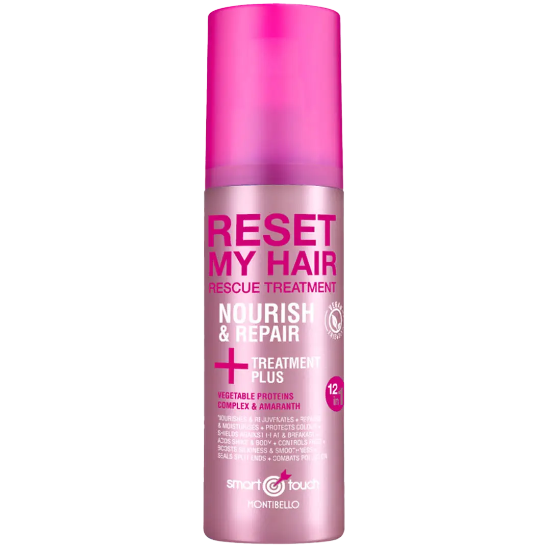 Montibello Reset My Hair Treatment + несмываемый кондиционер 12 в 1, 150 мл
Montibello Reset My Hair Treatment + несмываемый кондиционер 12 в 1, 150 мл