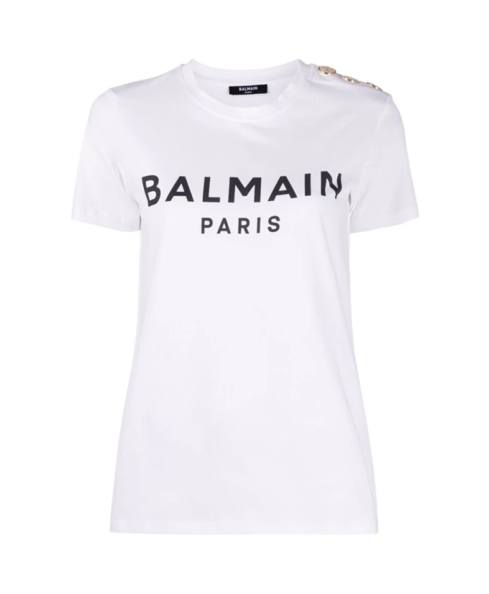 Футболка с логотипом Balmain, белый
Футболка с логотипом Balmain, белый