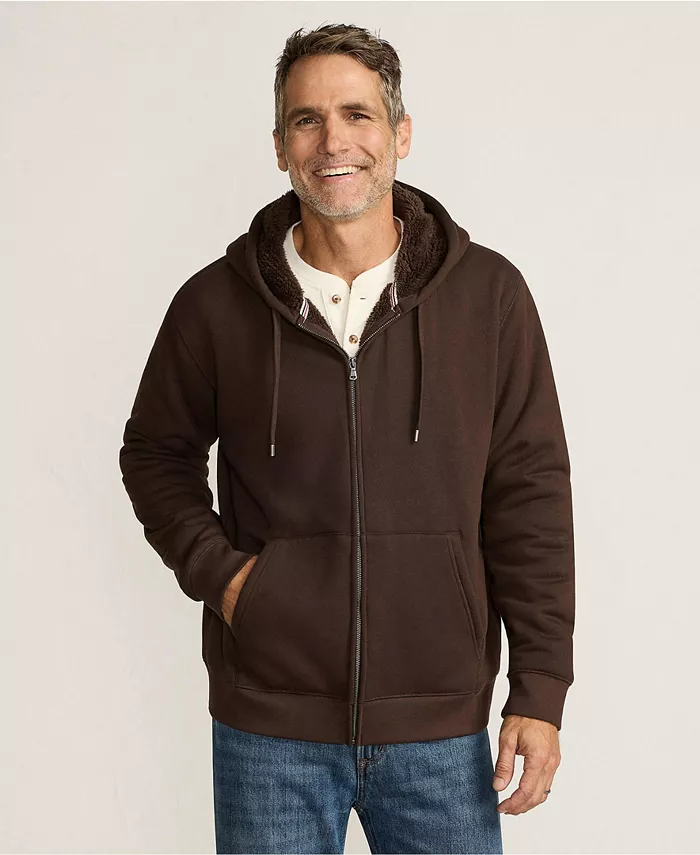 Мужская утепленная толстовка с капюшоном на молнии High Pile Fleece Lands' End, коричневый
Мужская утепленная толстовка с капюшоном на молнии High Pile Fleece Lands' End, коричневый