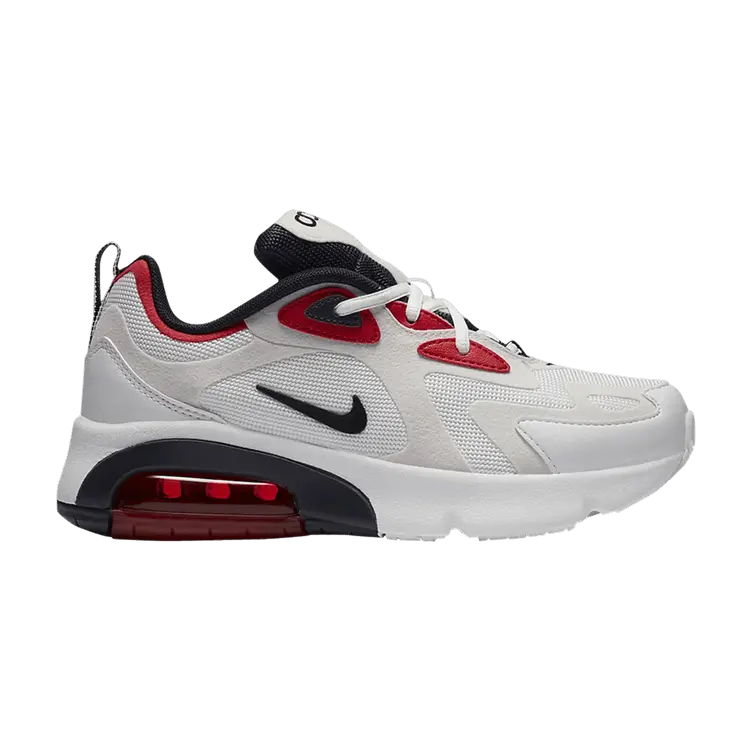Кроссовки Nike Air Max 200 GS 'Summit White University Red', белый 
Кроссовки Nike Air Max 200 GS 'Summit White University Red', белый