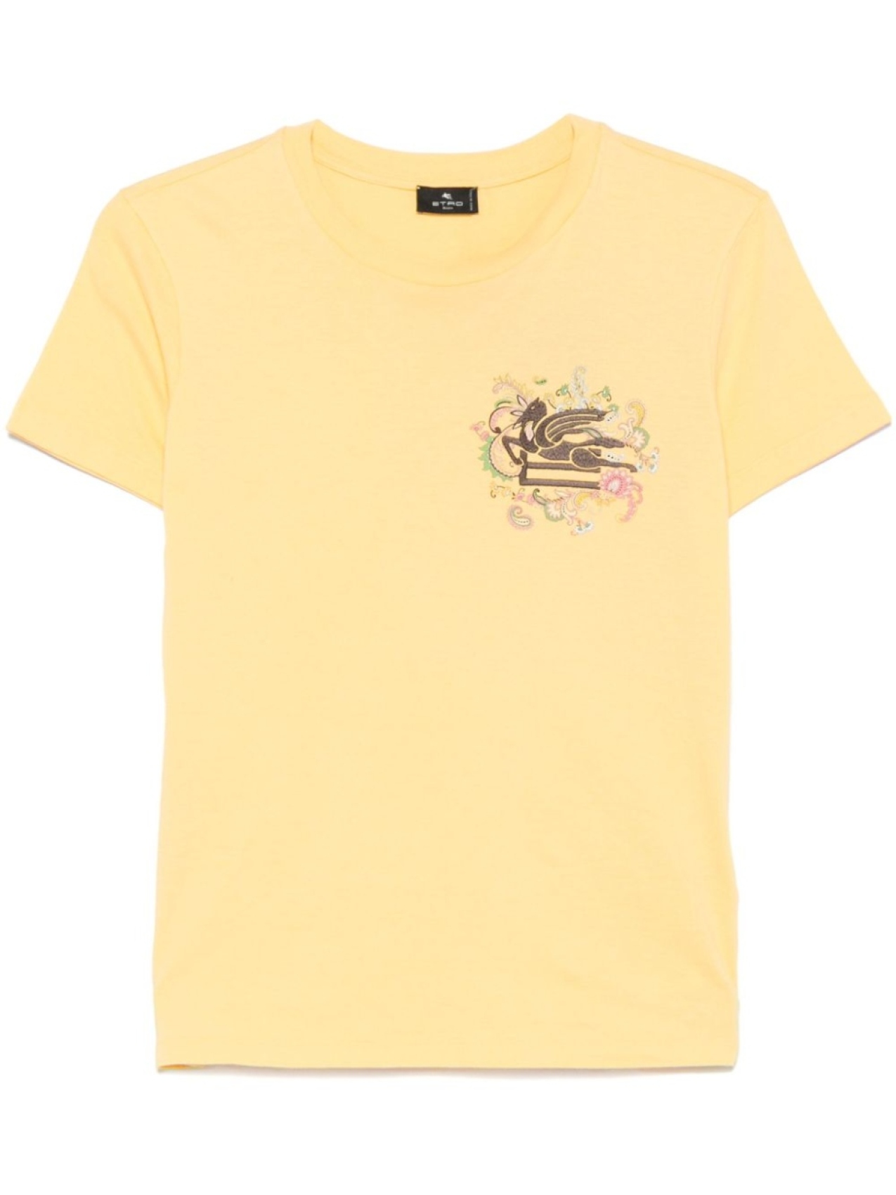 ETRO футболка с вышивкой Pegaso, желтый
ETRO футболка с вышивкой Pegaso, желтый