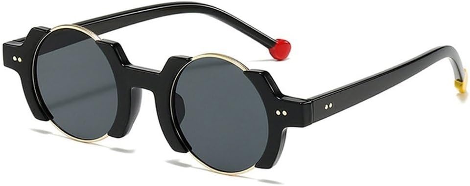 Популярные модные круглые женские солнцезащитные очки в стиле панк, ретро-очки с заклепками, мужские модные желто-синие солнцезащитные очки с градиентным переходом цвета и защитой от УФ-излучения UV400 SKFGNX, Glossy Black Grey
Популярные модные круглые женские солнцезащитные очки в стиле панк, ретро-очки с заклепками, мужские модные желто-синие солнцезащитные очки с градиентным переходом цвета и защитой от УФ-излучения UV400 SKFGNX, Glossy Black Grey