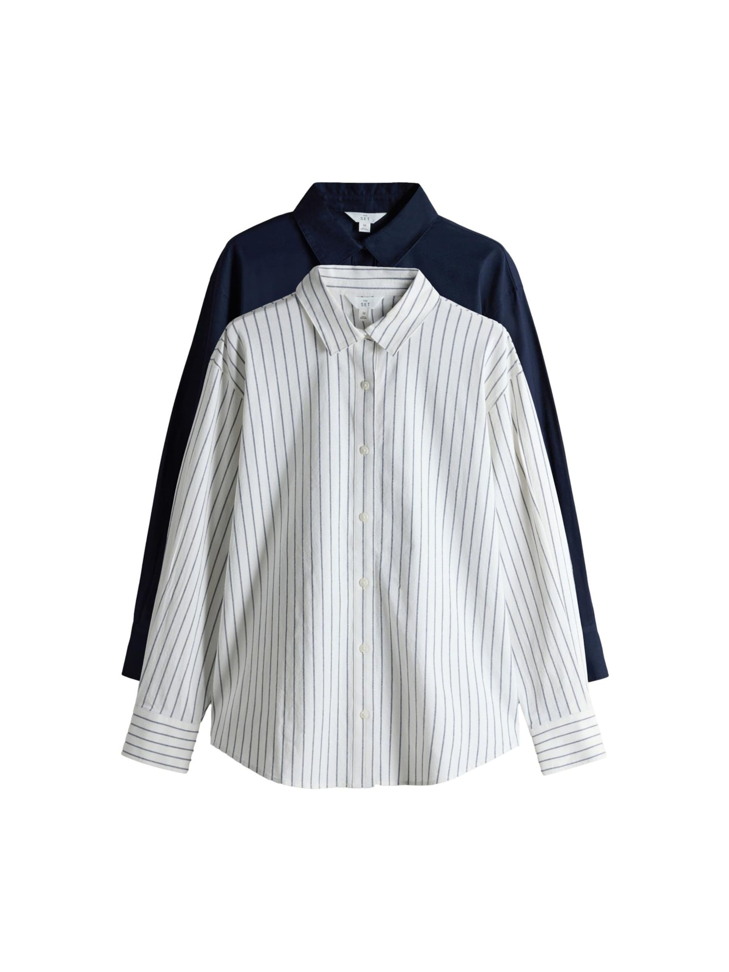 The Set Блуза в цвете Navy, White
The Set Блуза в цвете Navy, White