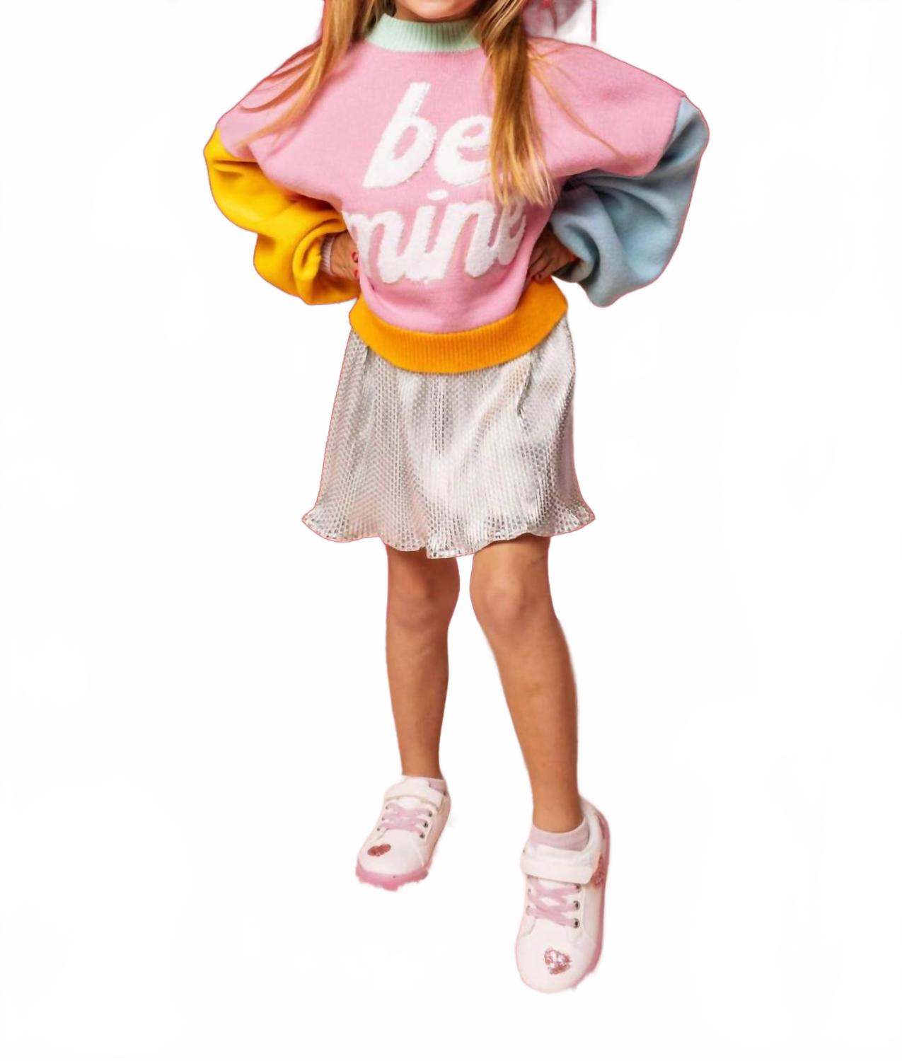 Детский разноцветный свитер Be Mine в пастельных тонах QUEEN OF SPARKLES, мультиколор
Детский разноцветный свитер Be Mine в пастельных тонах QUEEN OF SPARKLES, мультиколор