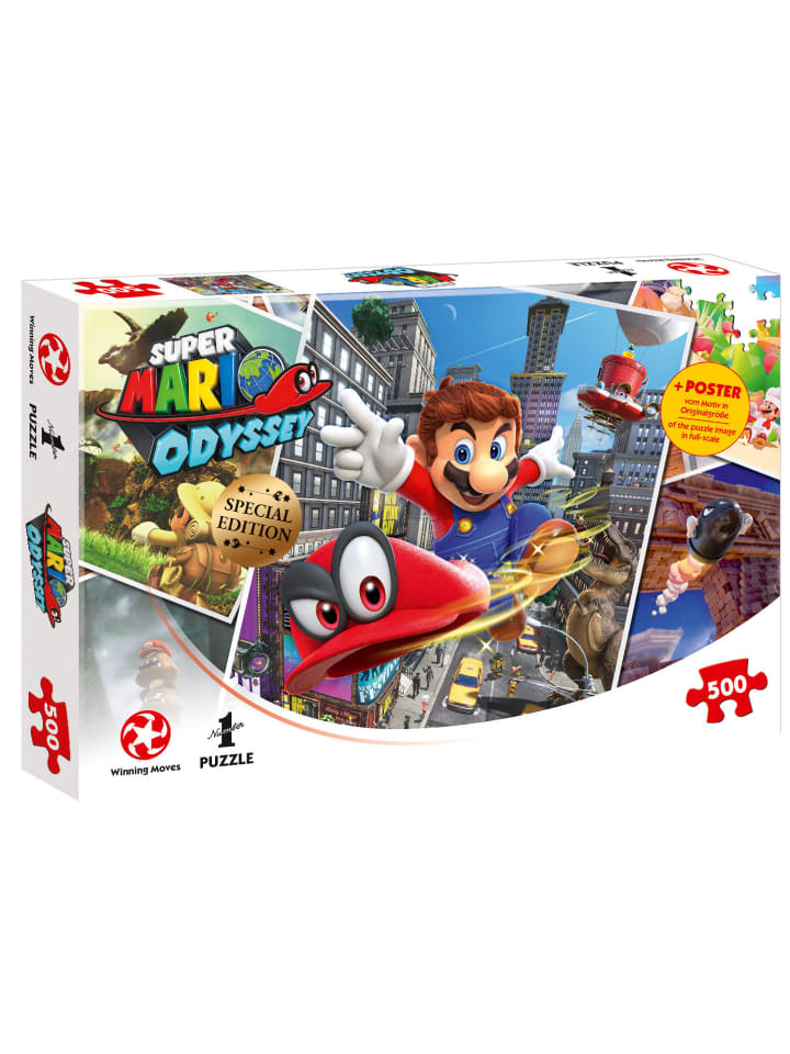 Пазл Super Mario Odyssey World Traveler, 500 деталей, 48 x 34 см, красочный
Пазл Super Mario Odyssey World Traveler, 500 деталей, 48 x 34 см, красочный