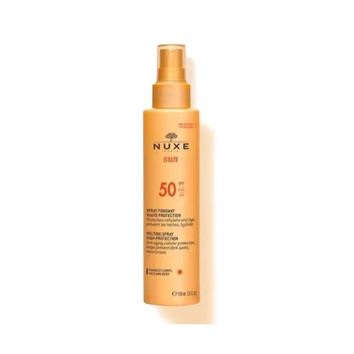 Солнцезащитный крем spray protector solar sun rostro y cuerpo spf50+ Nuxe, объем 150 мл
Солнцезащитный крем spray protector solar sun rostro y cuerpo spf50+ Nuxe, объем 150 мл