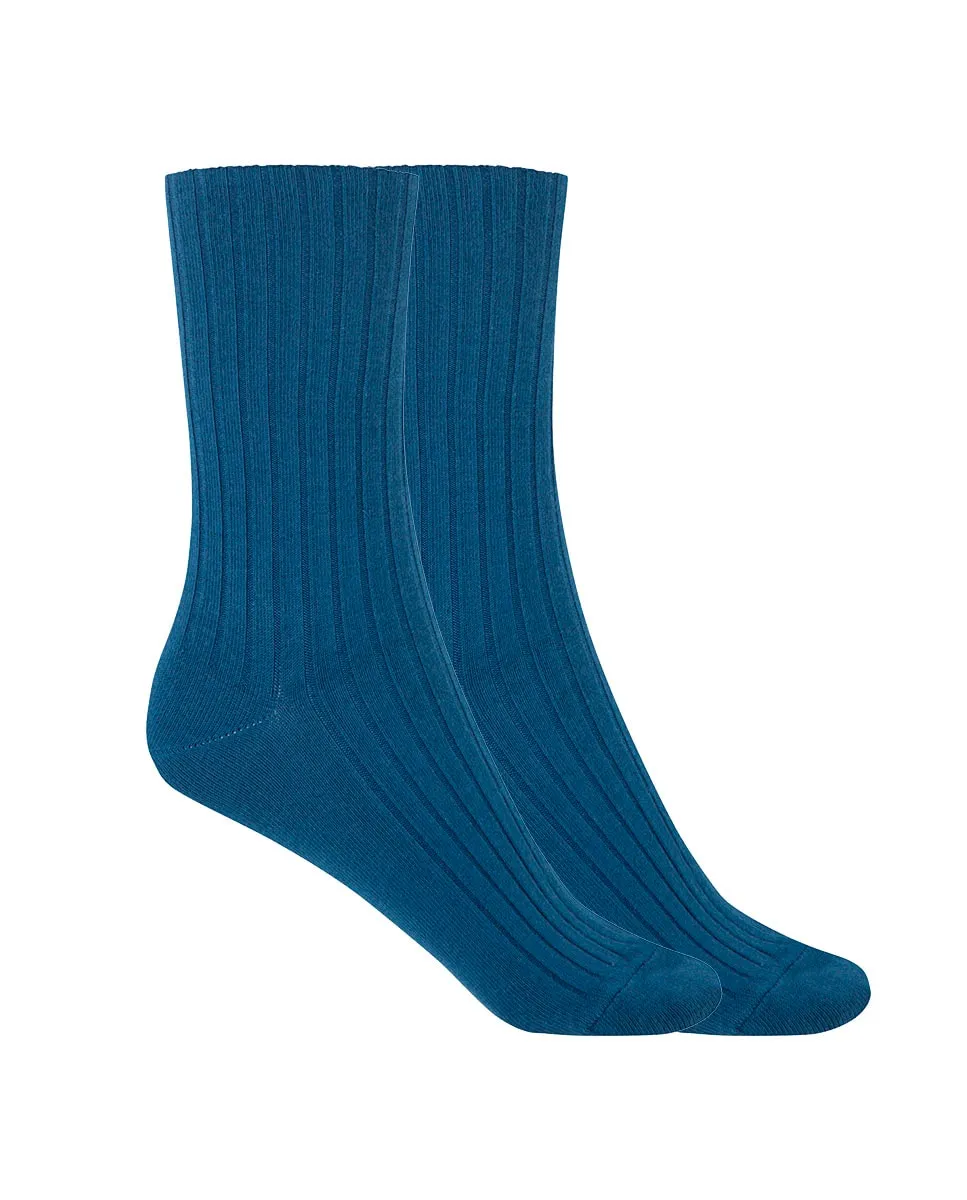 Набор из 2 пар женских носков из бамбука с резинкой, не давящей на ногу Punto Blanco, темно-синий
Набор из 2 пар женских носков из бамбука с резинкой, не давящей на ногу Punto Blanco, темно-синий