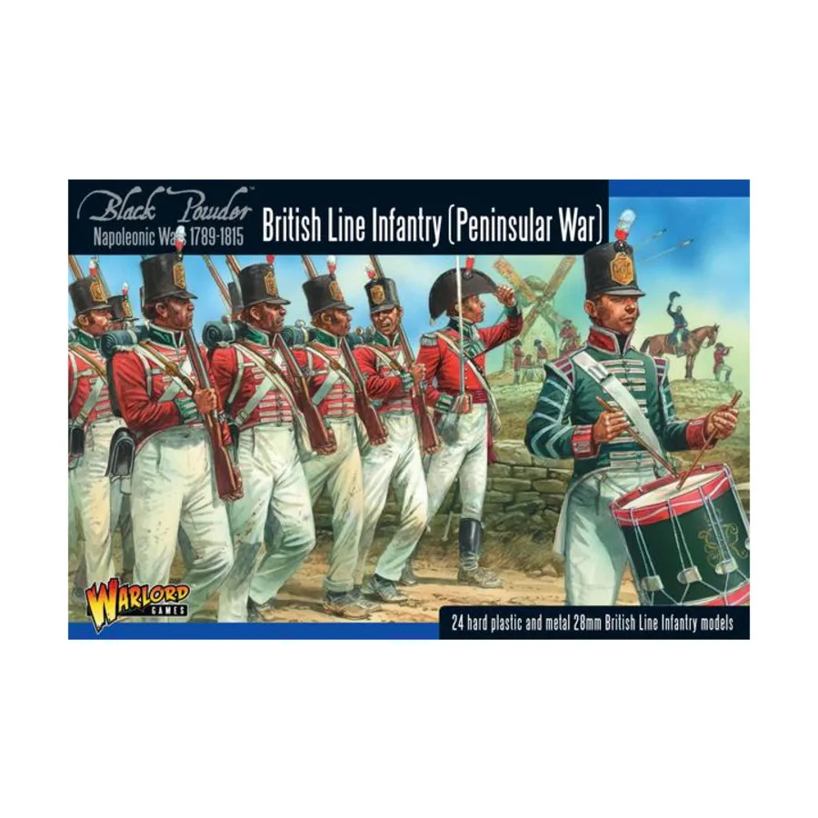 Британская линейная пехота - полуостров (издание 2017 г.), Black Powder - Napoleonic Wars 1789-1815 - British (28mm)
Британская линейная пехота - полуостров (издание 2017 г.), Black Powder - Napoleonic Wars 1789-1815 - British (28mm)