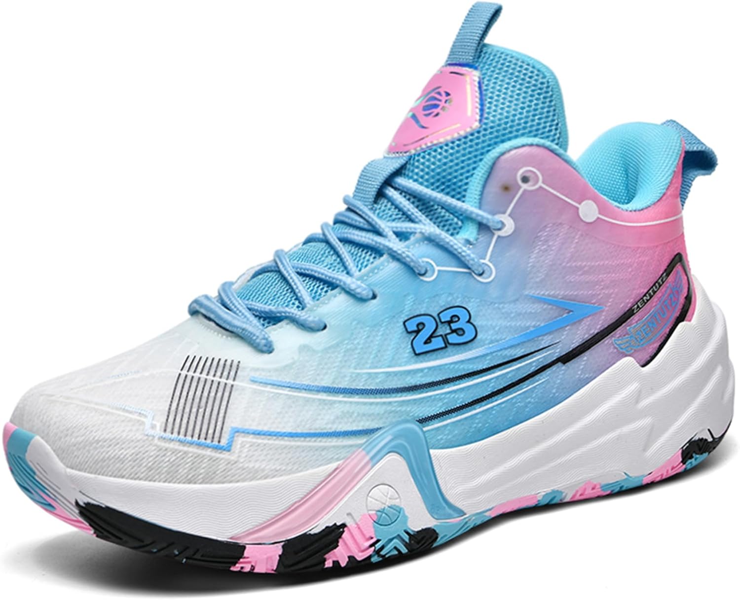 Мужские баскетбольные кроссовки против скольжения, дышащие, стильные, для занятий спортом на улице Kniaiwx, синий
Мужские баскетбольные кроссовки против скольжения, дышащие, стильные, для занятий спортом на улице Kniaiwx, синий