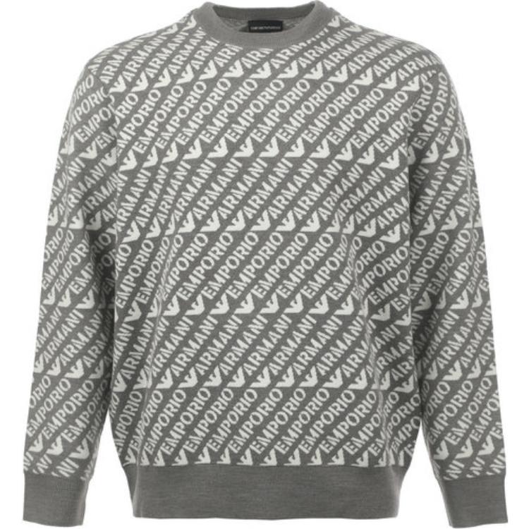 EMPORIO ARMANI Свитер мужской серый
EMPORIO ARMANI Свитер мужской серый