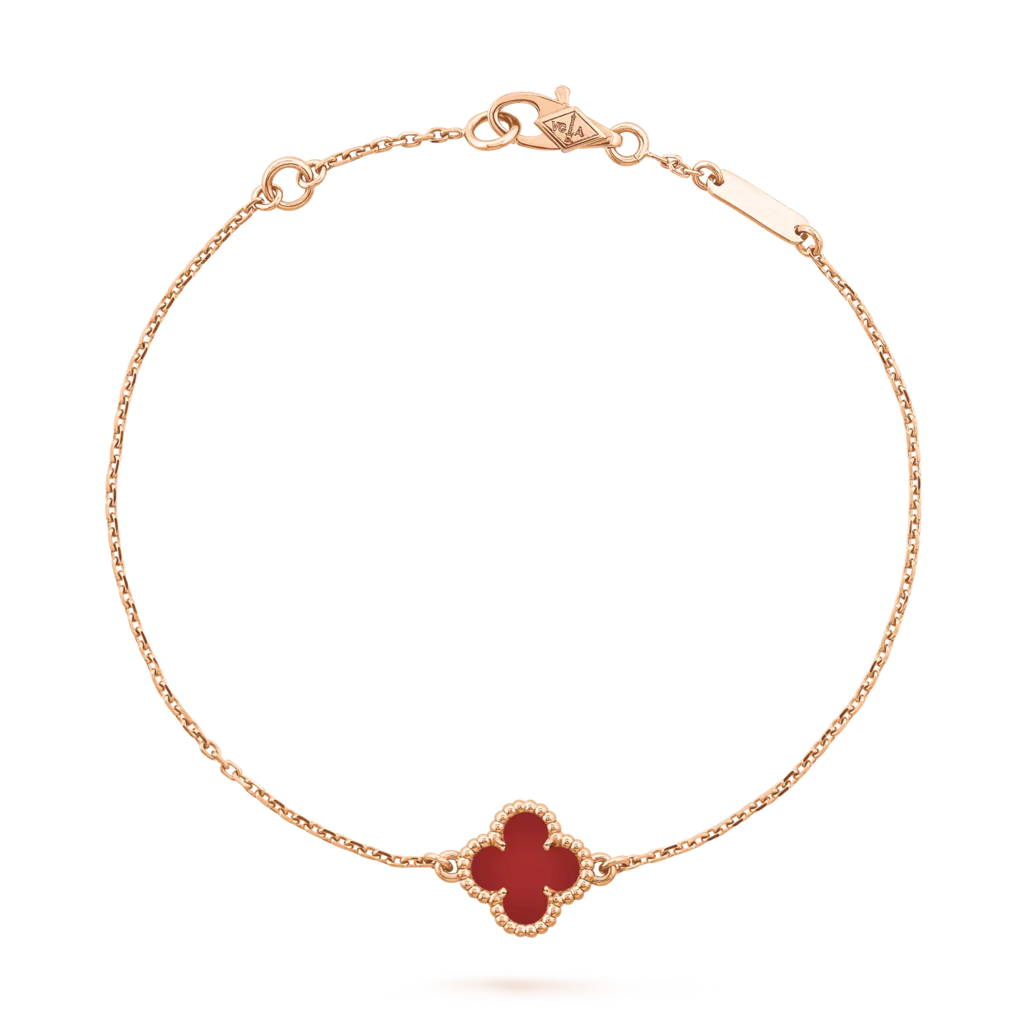 Браслет Van Cleef & Arpels Sweet Alhambra, 18-ct розовое золото, сердолик
Браслет Van Cleef & Arpels Sweet Alhambra, 18-ct розовое золото, сердолик