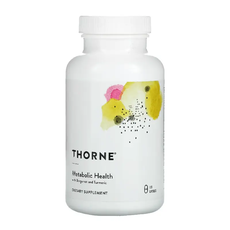 Средство для здорового обмена веществ с бергамотом и куркумой Thorne Research, 120 капсул
Средство для здорового обмена веществ с бергамотом и куркумой Thorne Research, 120 капсул