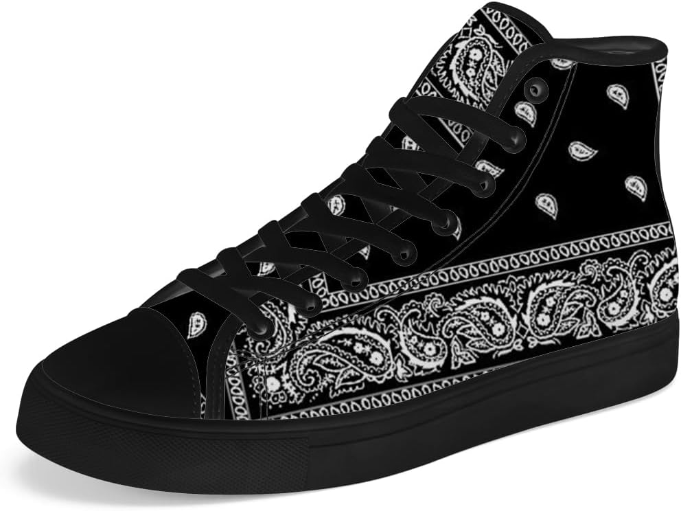 Кеды Chebing для мужчин и женщин с узором пейсли, высокие, на шнуровке, повседневные, черный
Кеды Chebing для мужчин и женщин с узором пейсли, высокие, на шнуровке, повседневные, черный