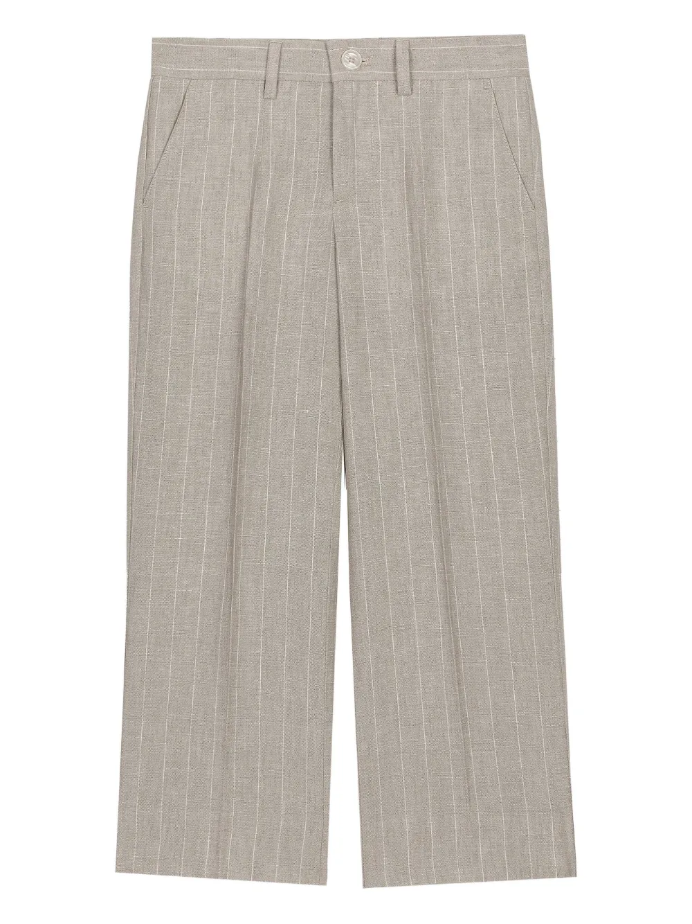 Брюки в тонкую полоску со складками спереди Dolce & Gabbana Kids, коричневый
Брюки в тонкую полоску со складками спереди Dolce & Gabbana Kids, коричневый