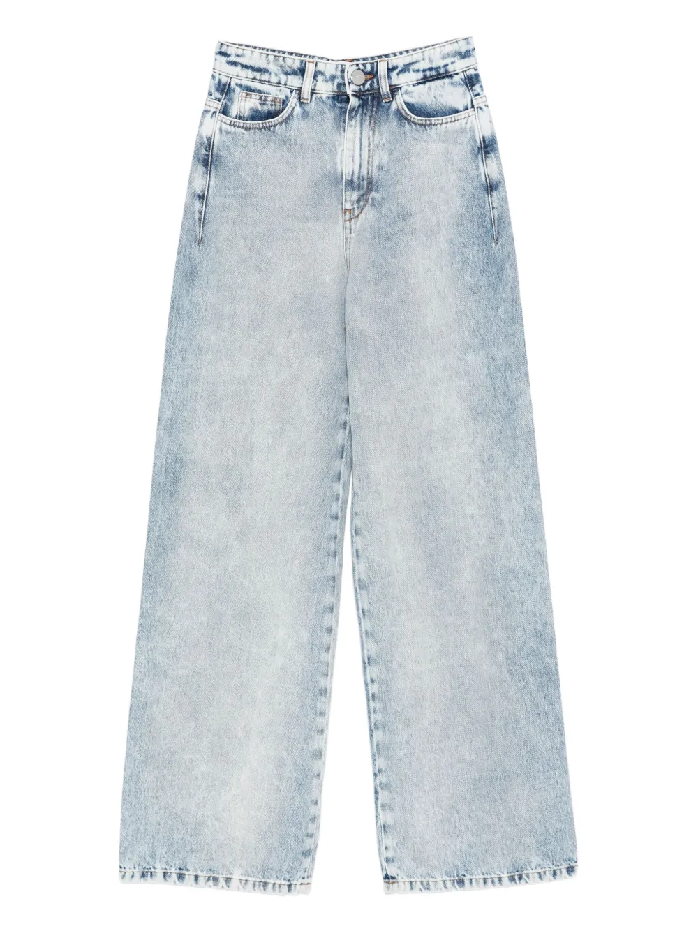 Широкие джинсы с эффектом кислотной стирки Vivetta, синий
Широкие джинсы с эффектом кислотной стирки Vivetta, синий