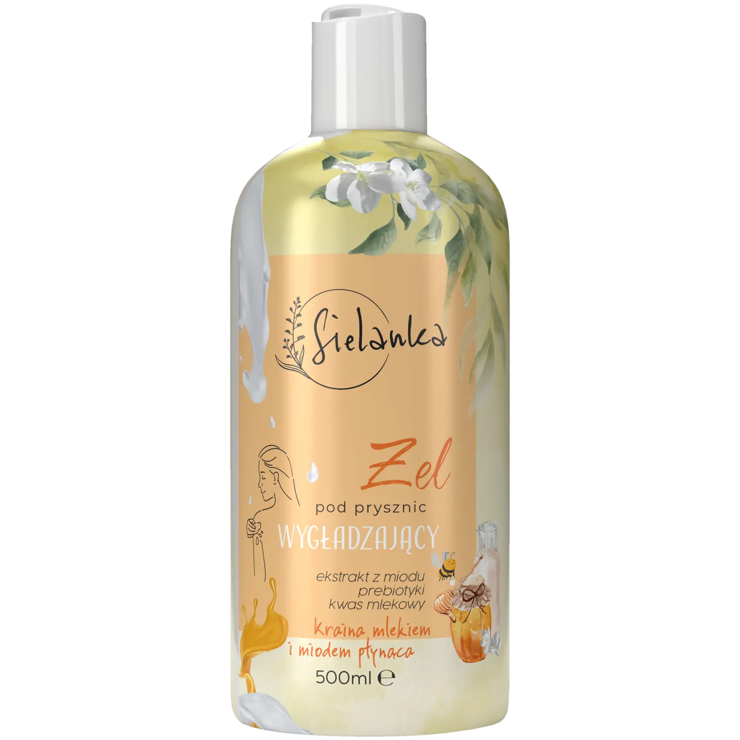 Sielanka Kraina mlekiem i miodem płynąca разглаживающий гель для душа, 500 мл
Sielanka Kraina mlekiem i miodem płynąca разглаживающий гель для душа, 500 мл