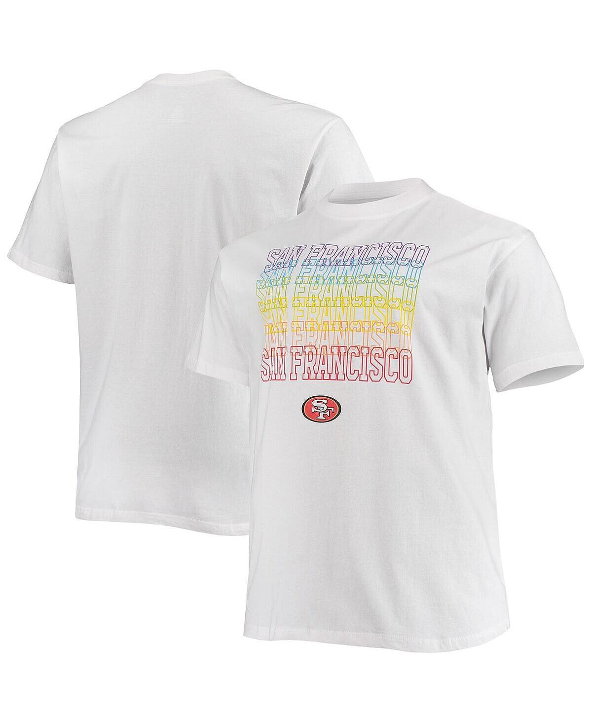 Мужская фирменная белая футболка san francisco 49ers big and tall city pride Fanatics, белый
Мужская фирменная белая футболка san francisco 49ers big and tall city pride Fanatics, белый