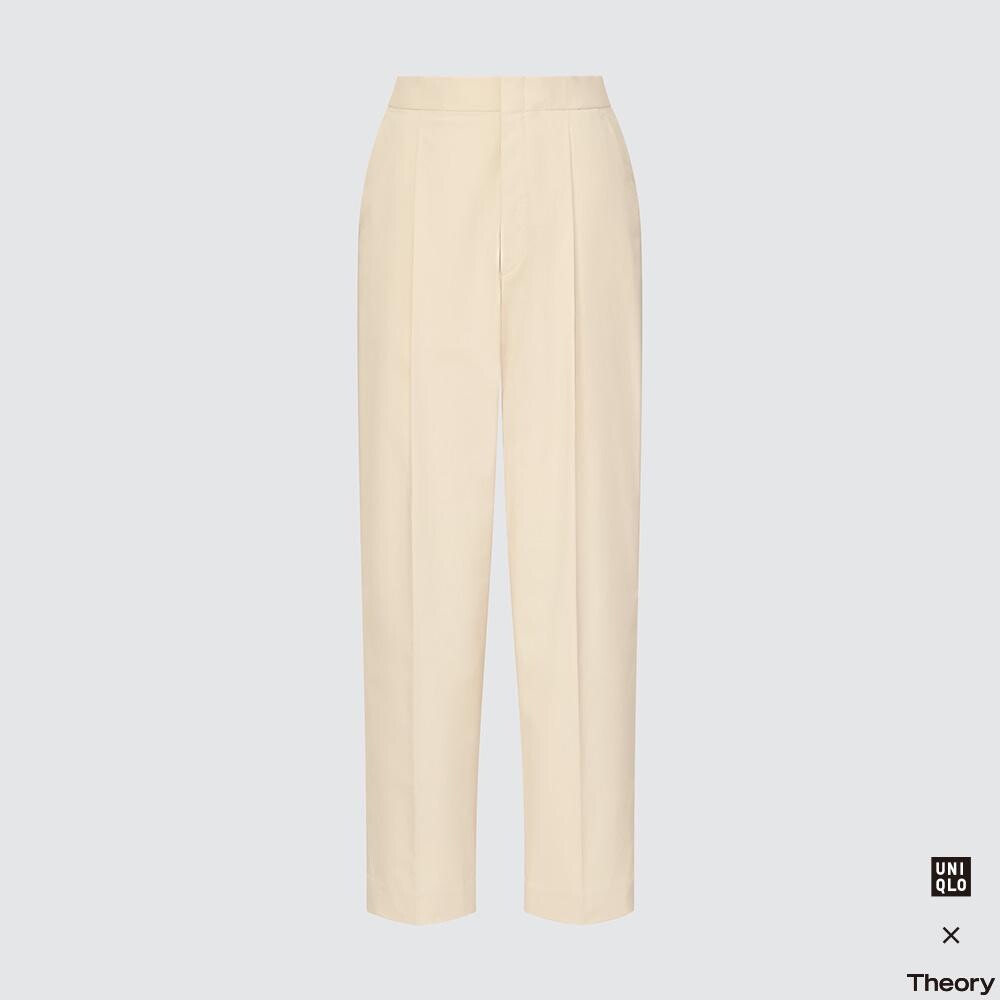 Брюки повседневные Uniqlo, бежевый 
Брюки повседневные Uniqlo, бежевый