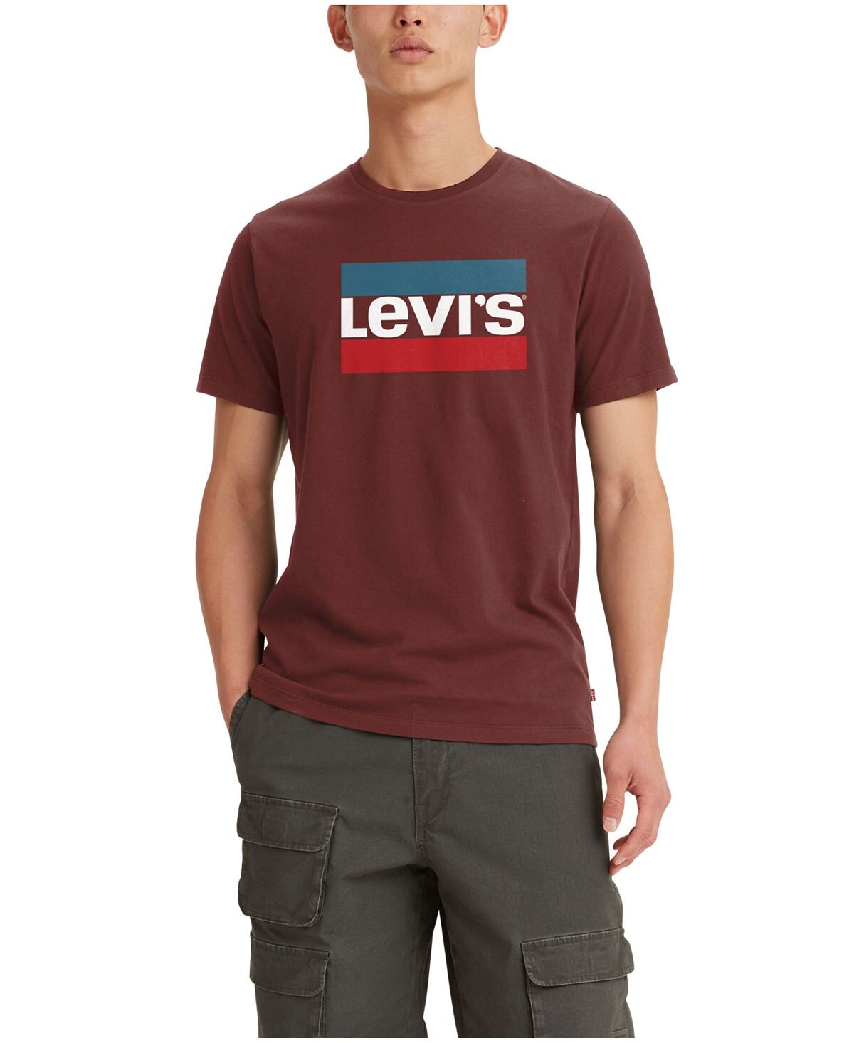Мужская спортивная футболка с круглым вырезом и логотипом Levi's, мульти, Коричневый, Мужская спортивная футболка с круглым вырезом и логотипом Levi's, мульти
Мужская спортивная футболка с круглым вырезом и логотипом Levi's, мульти, Коричневый, Мужская спортивная футболка с круглым вырезом и логотипом Levi's, мульти