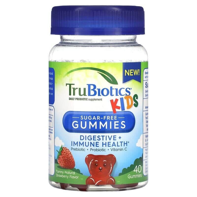 Ежедневная пробиотическая добавка TruBiotics Kids со вкусом клубники, 40 жевательных конфет
Ежедневная пробиотическая добавка TruBiotics Kids со вкусом клубники, 40 жевательных конфет