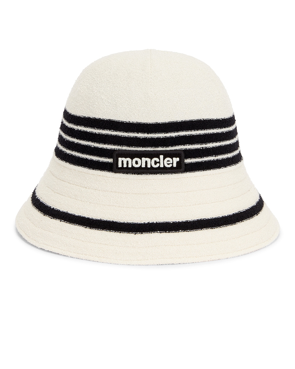 Terry Панама Moncler, Black & White 
Terry Панама Moncler, Black & White