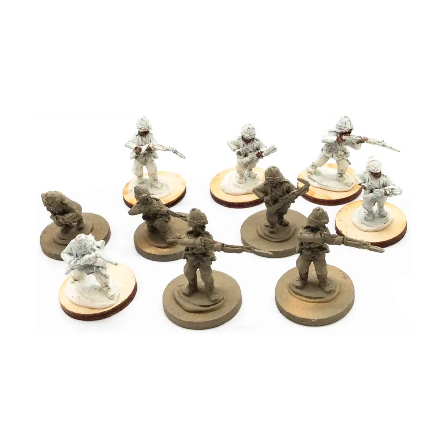 Zulu Wars — Британская пехота №7, Colonialism - The Boer War - British - Loose Miniatures (25mm)
Zulu Wars — Британская пехота №7, Colonialism - The Boer War - British - Loose Miniatures (25mm)
