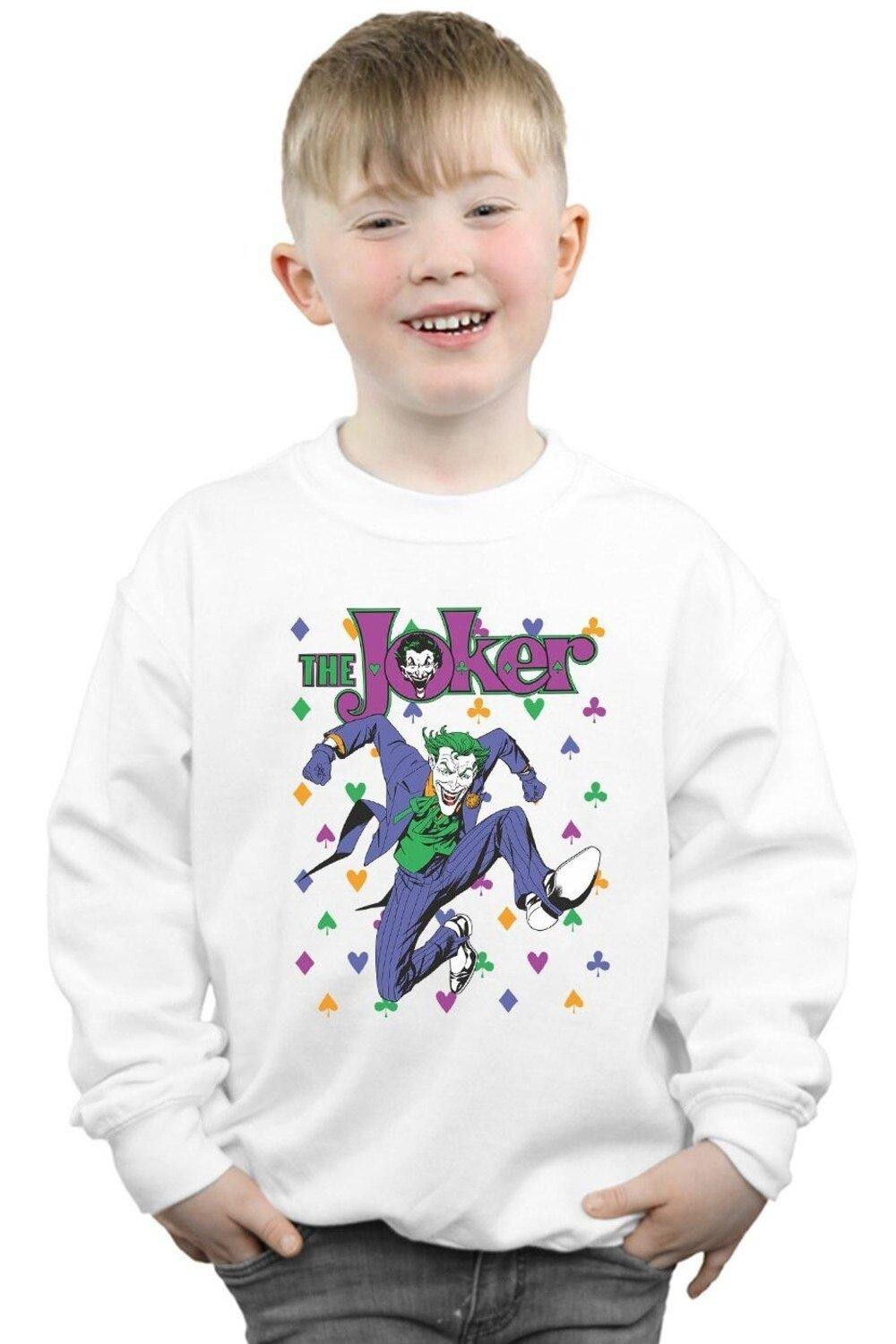 Толстовка для прыжков с изображением Бэтмена и Джокера DC Comics, белый