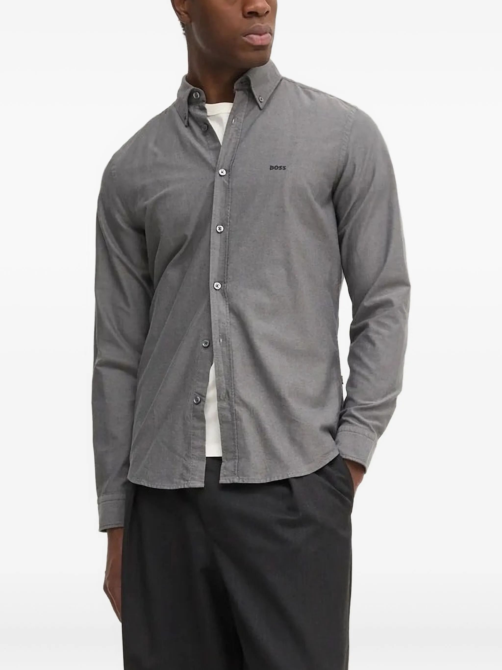 Рубашка Rickert на пуговицах Boss, серый
Рубашка Rickert на пуговицах Boss, серый