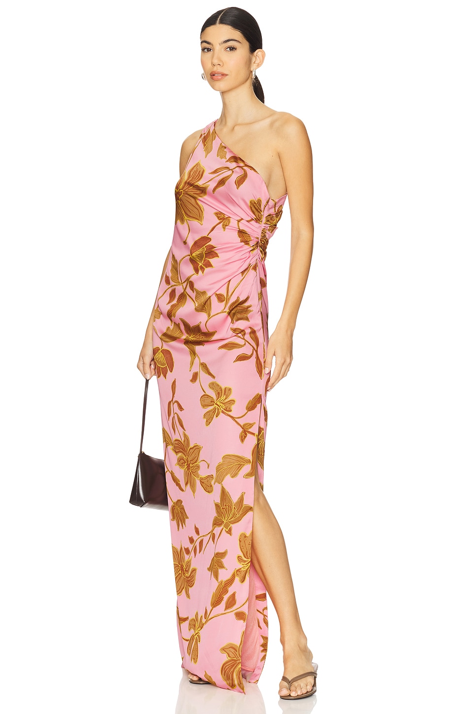 Платье макси с одним плечом и сборками Rococo Sand, peach
Платье макси с одним плечом и сборками Rococo Sand, peach