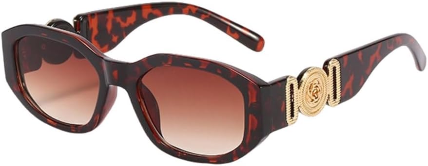 Женские солнцезащитные очки для путешествий, винтажные, маленькие, прямоугольные, прозрачные, с защитой от УФ-излучения UV400, с леопардовым принтом TYUVIVO, Leopard Tea
Женские солнцезащитные очки для путешествий, винтажные, маленькие, прямоугольные, прозрачные, с защитой от УФ-излучения UV400, с леопардовым принтом TYUVIVO, Leopard Tea