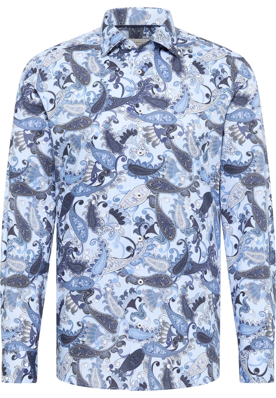 Рубашка делового кроя Slim Fit ETERNA, синий/темно-синий
Рубашка делового кроя Slim Fit ETERNA, синий/темно-синий