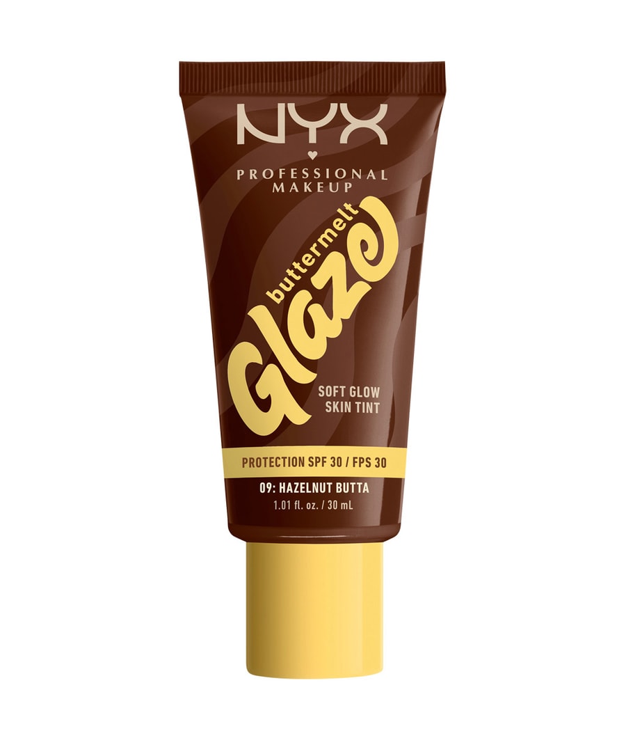 Жидкая основа NYX Professional Makeup Buttermelt Glaze Soft Glow Skin Tint SPF 30, Nr. 9 - Hazelnut Butta, 30 ml
Жидкая основа NYX Professional Makeup Buttermelt Glaze Soft Glow Skin Tint SPF 30, Nr. 9 - Hazelnut Butta, 30 ml