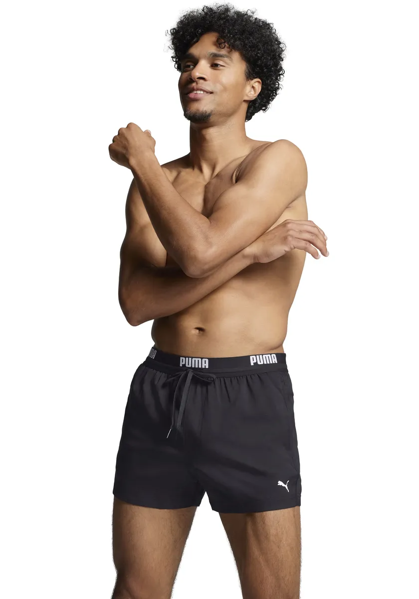 Шорты для плавания PUMA с эластичным поясом с логотипом, черный
Шорты для плавания PUMA с эластичным поясом с логотипом, черный