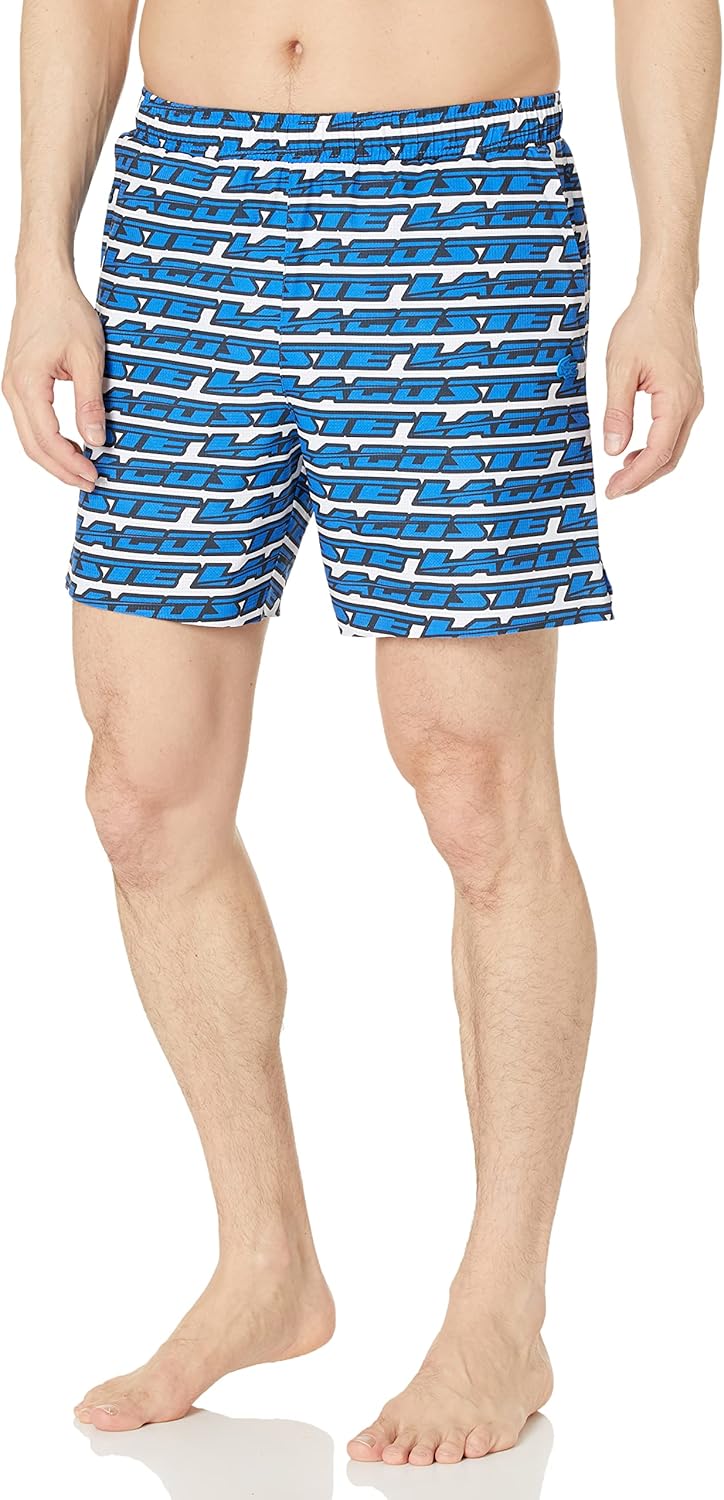 Мужские шорты для плавания Lacoste Active с принтом по всей поверхности длиной до середины бедра, White/Kingdom
Мужские шорты для плавания Lacoste Active с принтом по всей поверхности длиной до середины бедра, White/Kingdom