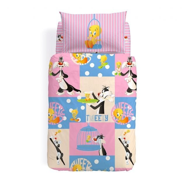 Комплект детского односпального постельного белья Caleffi Disney I love Tweety In Cotton, 3 предмета
Комплект детского односпального постельного белья Caleffi Disney I love Tweety In Cotton, 3 предмета