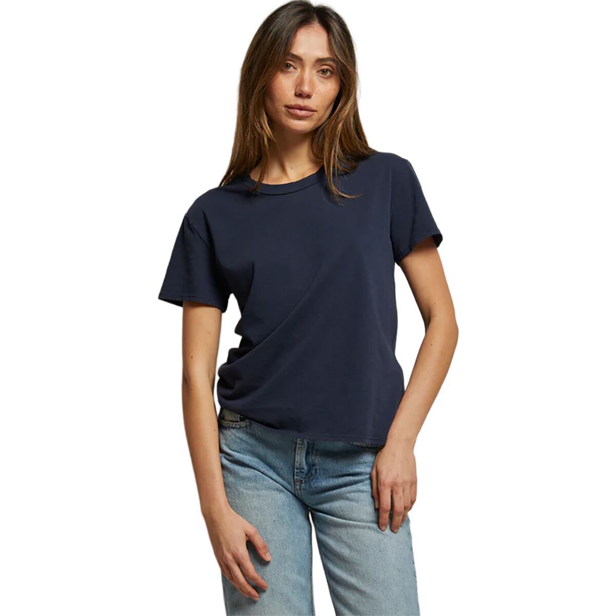 Футболка Cotton Boxy Perfectwhitetee, цвет navy
Футболка Cotton Boxy Perfectwhitetee, цвет navy