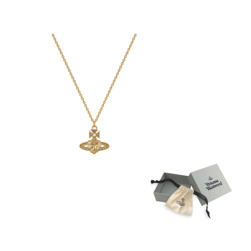 Vivienne Westwood Кристальное ожерелье Women's Gold
Vivienne Westwood Кристальное ожерелье Women's Gold