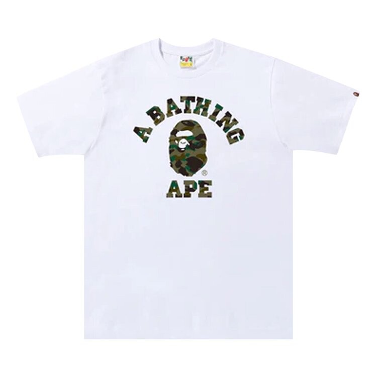 Футболка BAPE 1st Camo College Tee 'White/Green', белый
Футболка BAPE 1st Camo College Tee 'White/Green', белый