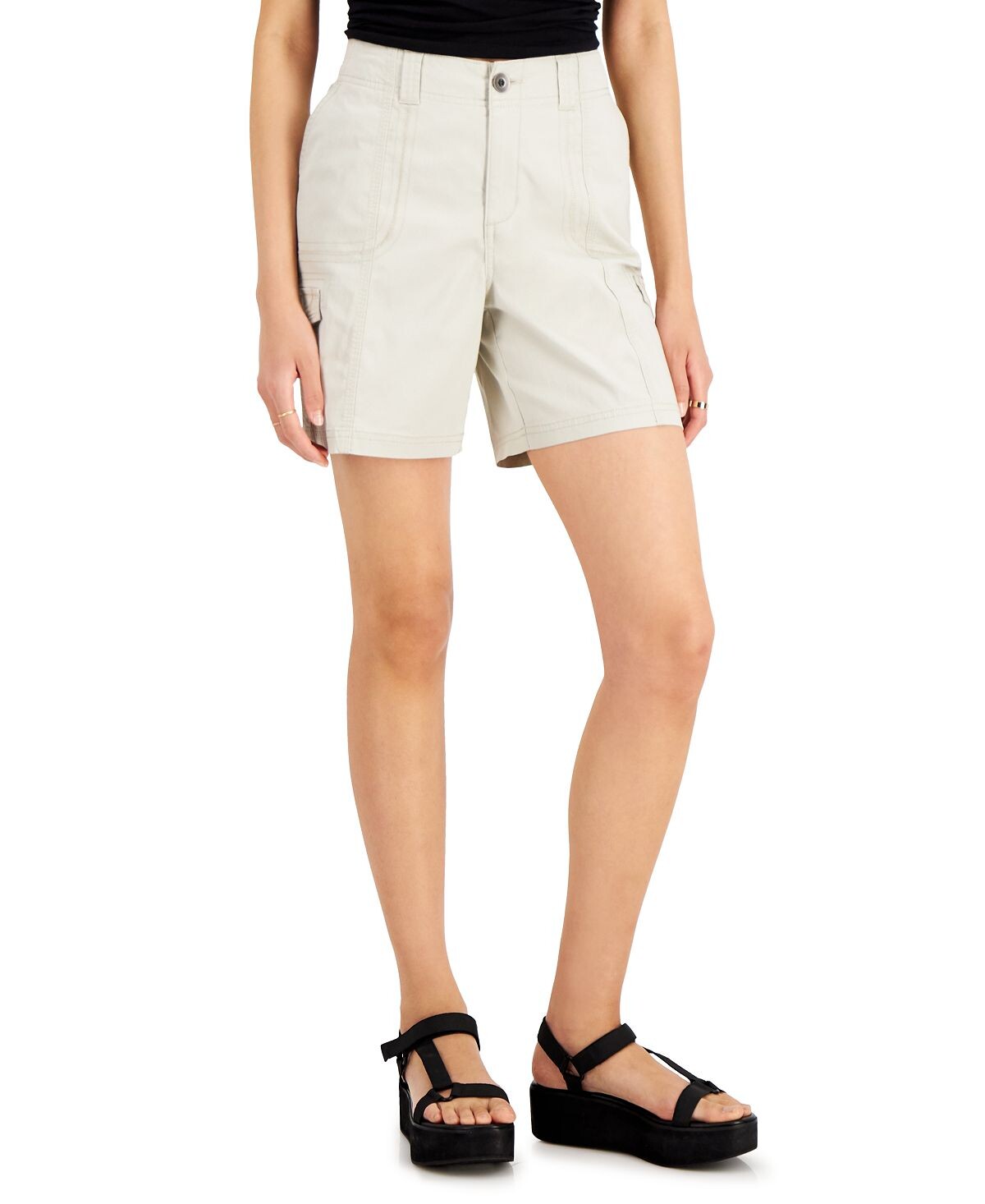 Женские шорты карго с комфортной талией, созданные для macy's Style & Co, мульти
Женские шорты карго с комфортной талией, созданные для macy's Style & Co, мульти