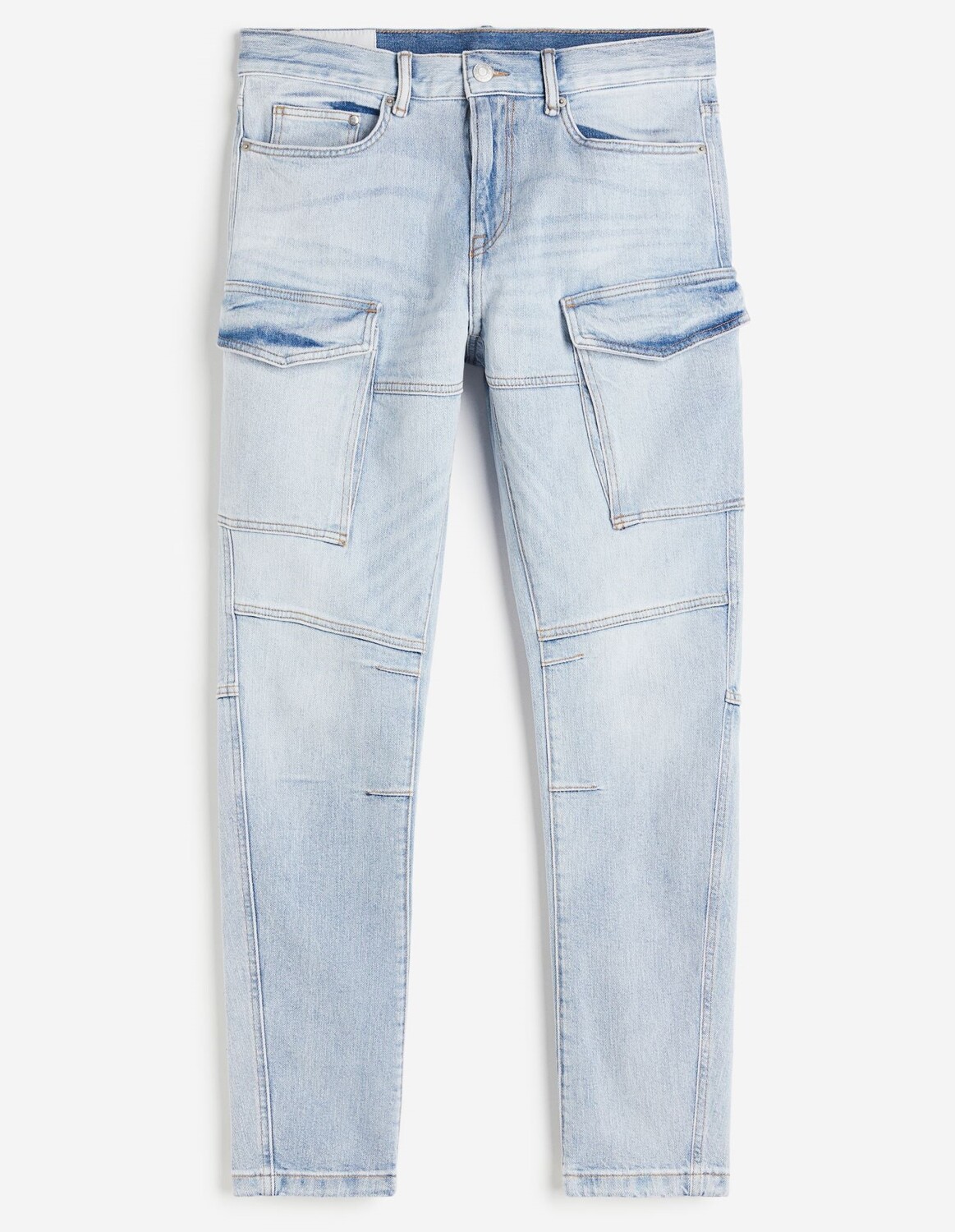 Джинсы H&M Slim Cargo, голубой
Джинсы H&M Slim Cargo, голубой