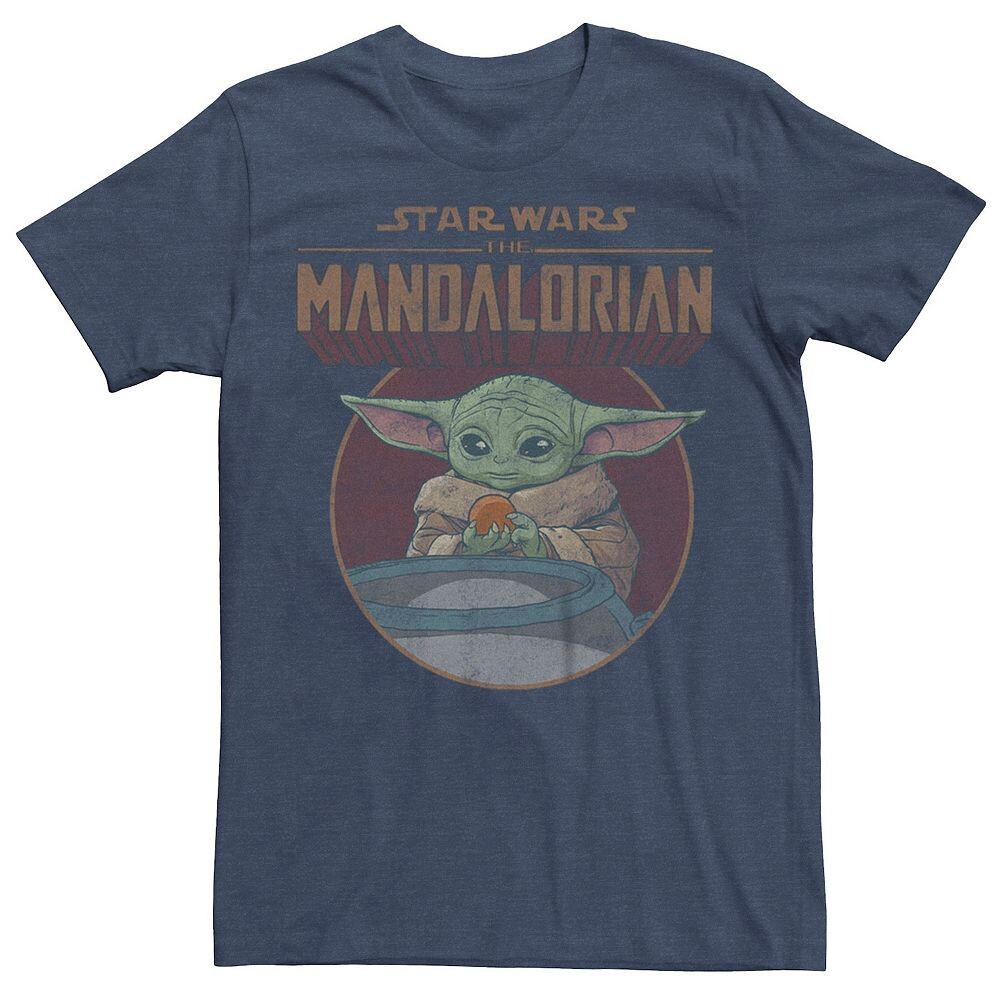 Мужская футболка с рисунком «Звездные войны» The Mandalorian Grogu Tangerine Licensed Character, цвет Navy Heather
Мужская футболка с рисунком «Звездные войны» The Mandalorian Grogu Tangerine Licensed Character, цвет Navy Heather