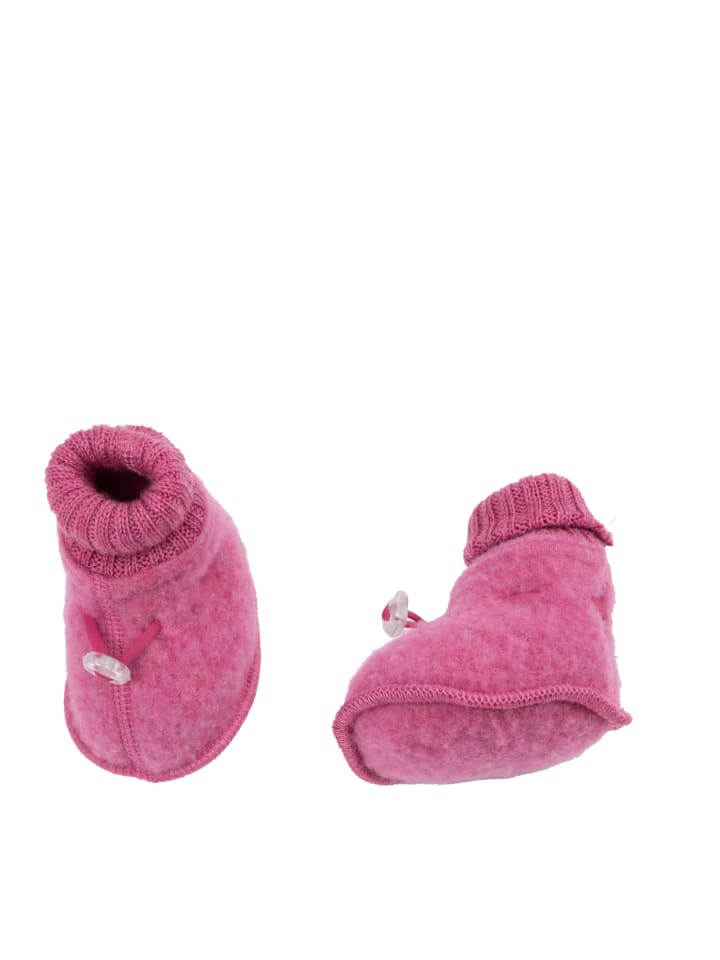 Joha Розовые пинетки/ботинки для ползания из мериносовой шерсти
Joha Розовые пинетки/ботинки для ползания из мериносовой шерсти