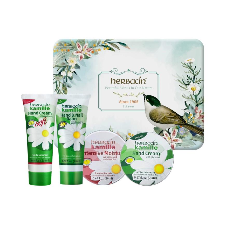 Herbacin Набор ухода Small Chamomile Hand Cream Bird Box 20мл*4
Herbacin Набор ухода Small Chamomile Hand Cream Bird Box 20мл*4