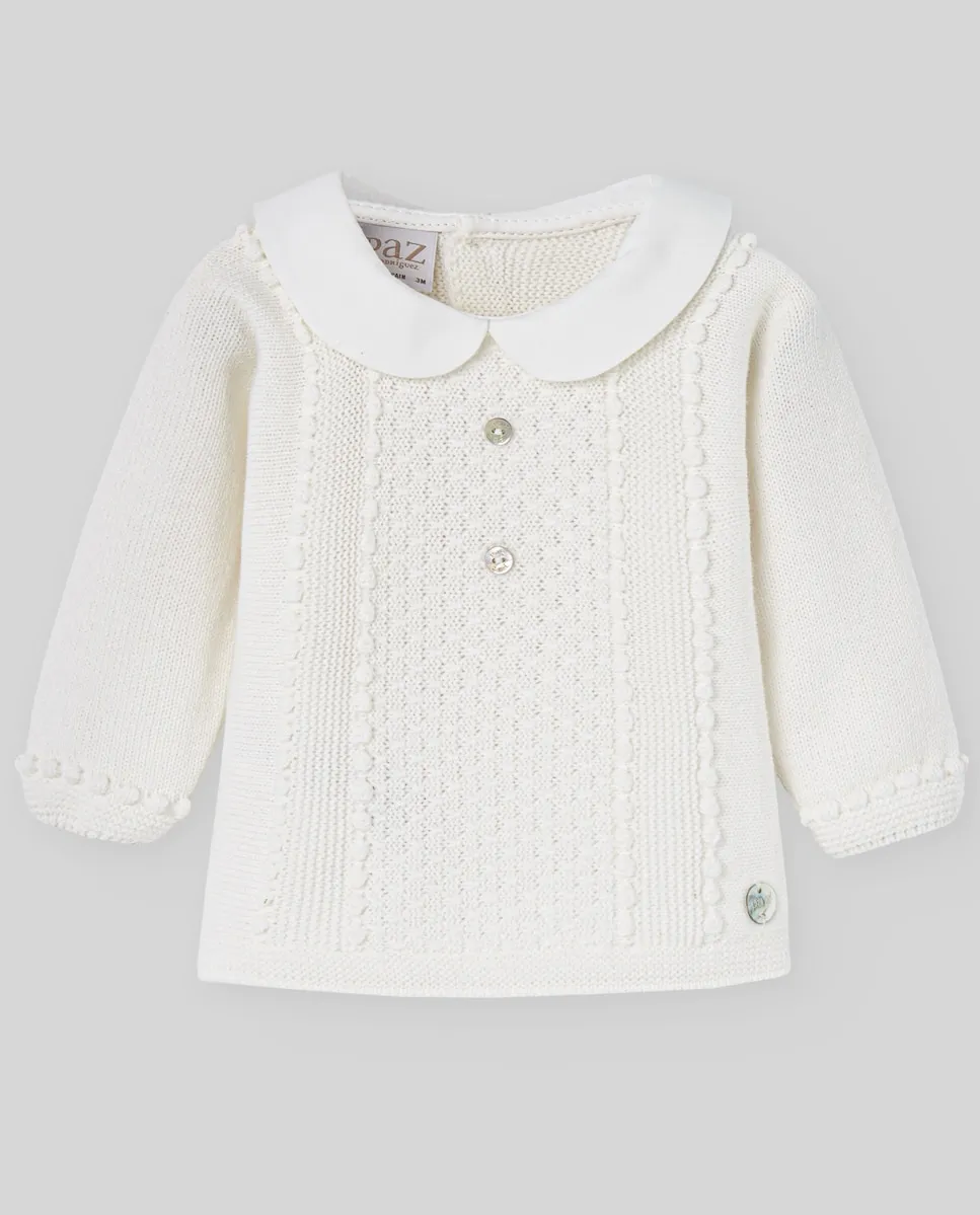 Детский вязаный жакет с фактурой коллекция Paz Paz Rodríguez, пастельно-розовый
Детский вязаный жакет с фактурой коллекция Paz Paz Rodríguez, пастельно-розовый