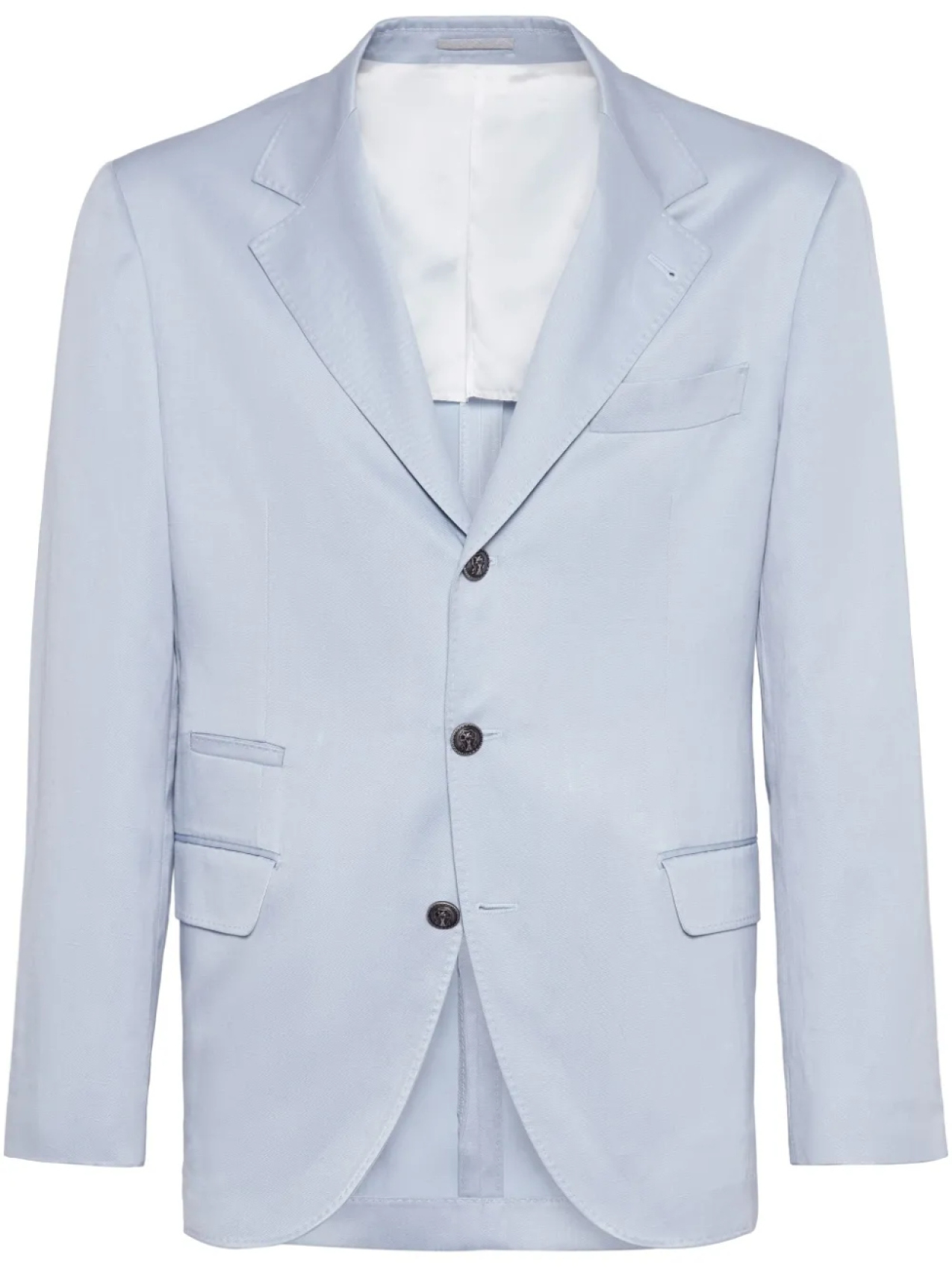 Блейзер Brunello Cucinelli из саржевого переплетения, синий
Блейзер Brunello Cucinelli из саржевого переплетения, синий